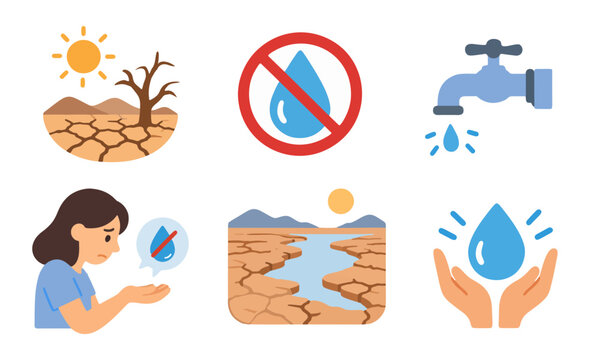 drought, water scarcity and water conservation.