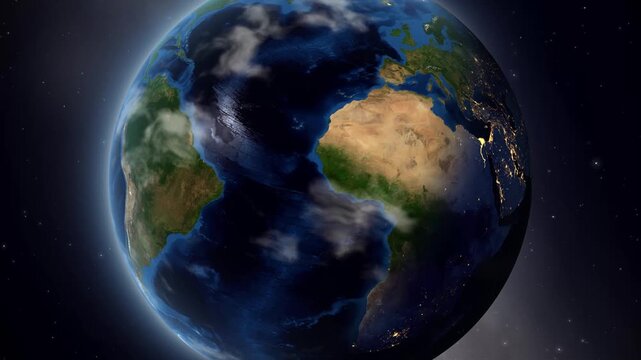Satellite Zoom In to Gweru Zimbabwe from Outer Space