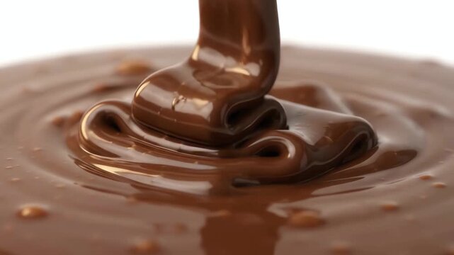 Melted Chocolate Pours and Swirls