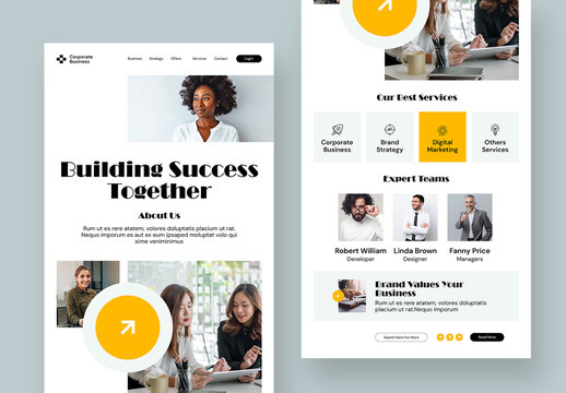 Corporate Business Email Newsletter Template
