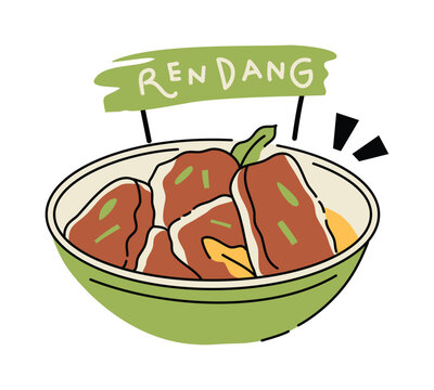 Bowl of Rendang