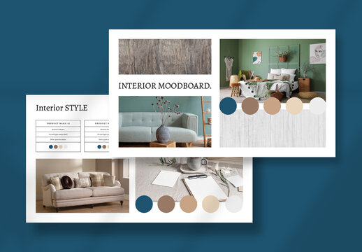 Interior Moodboard Layout