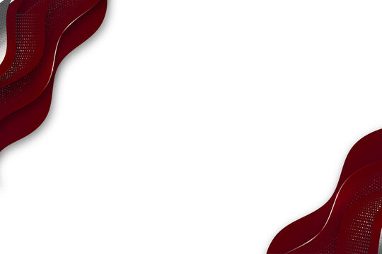 abstract premium corporate certificate background with red and gold curve design