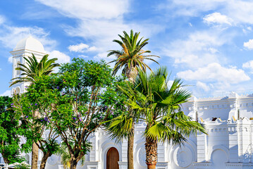 Mudéjar-style Church of Santa Catalina in Conil de la Frontera, Cádiz, Andalusia  © Toni