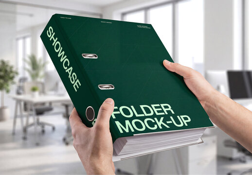 Ring Binder Folder Mockup