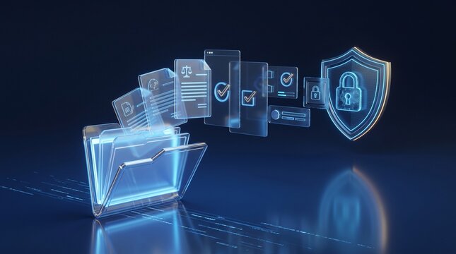 Secure Legal Documents Protected by Digital Shield