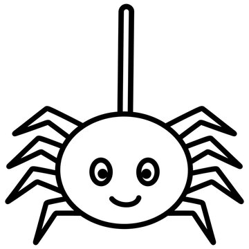 Spider Icon Illustration