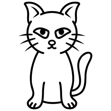 Cartoon Cat Animal Icon