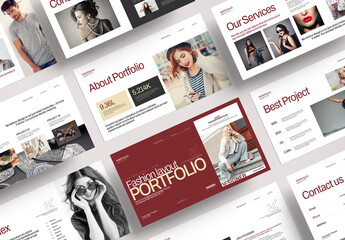 Creative Fashion Portfolio Presentation Template