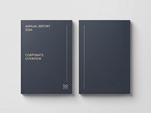 Dark corporate folders