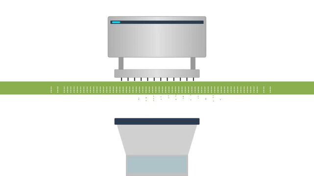 Micro-Via Ceramic Punch Head Automated Manufacturing Motion Graphic