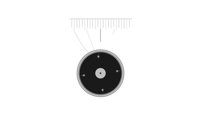 Carbon Nanotube Dry-Spinning Winding Drum Mechanism Industrial Vector