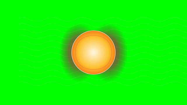 Localized Surface Plasmon Resonance Gold Nanoparticle Sensor Animation with Oscillating Dipolar Electric Field