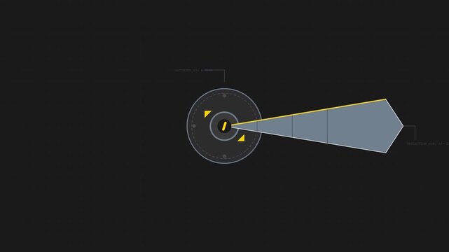 Mechanical Canard Fin Rotary Actuator Pitch Control Unit Animation