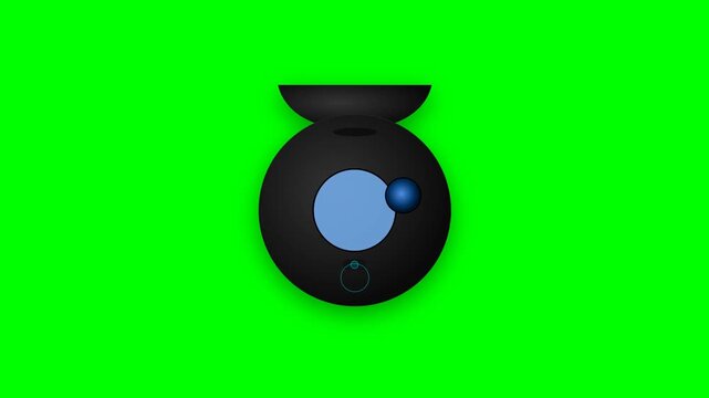 Airborne FLIR Electro-Optical Gimbal Sensor Ball with Sapphire Lenses and Laser Rangefinder Pulse