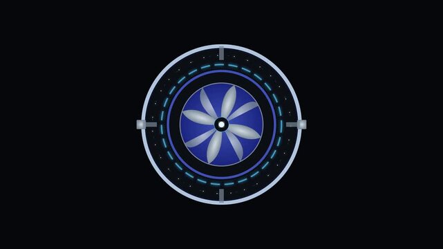Magnetic Bearing Liquid Helium Circulation Pump Cryogenic Engineering Motion Graphic