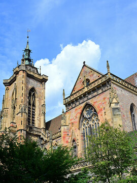 St.-Martins-Kirche in Colmar, Elsass, Frankreich