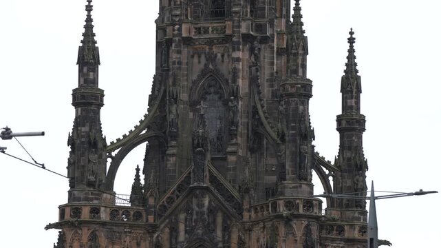 Scott Monument in Edinburgh, Scotland