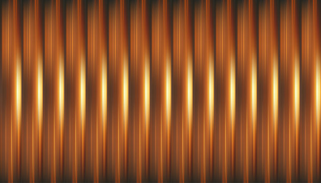 Abstract Orange Golden Light Streaks with Vertical Motion Blur Background