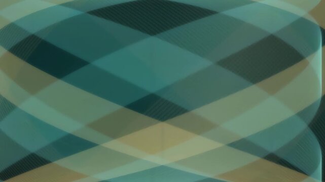 Elegant looping abstract golden jade copper threads weaving hypnotic harmonic curves on deep emerald background seamless motion footage