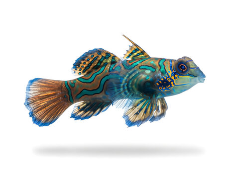 fish on white background