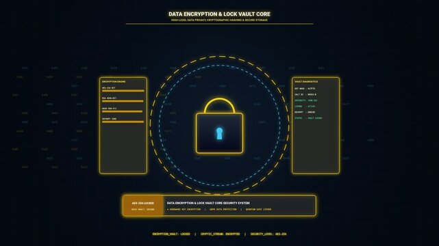 abstract background with binary code vector