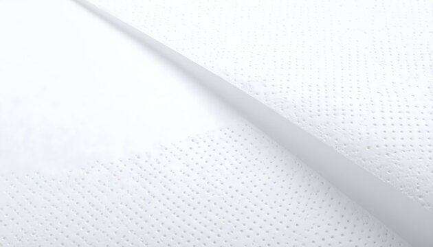 Superficie blanca texturizada con pliegue diagonal en primer plano