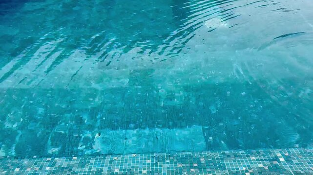 water in the pool