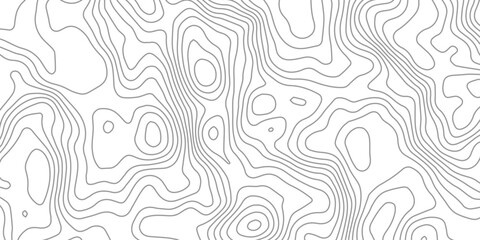 Topographic map lines background vector illustration representing landscape elevation and geographic terrain contours, © ABEDA