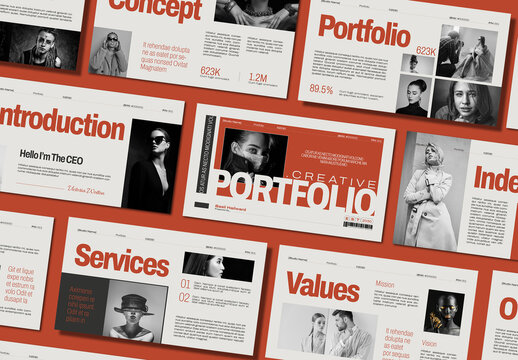 Creative Portfolio presentation Template