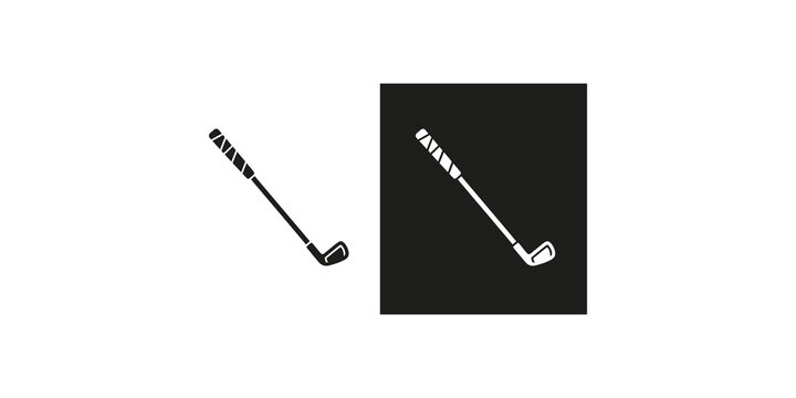 Golf club equipment design with black handle for professional sports play.