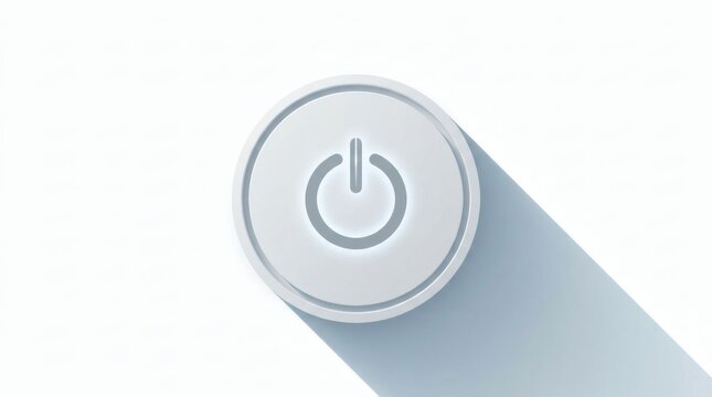 the switch on the white background