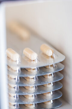 capsule of pain medication pregabalin for nerve pain relief