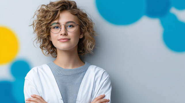 University Student Preparing for AI-Driven Career &mdash; Modern Education Portrait

