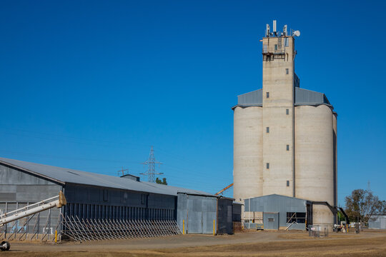 Grain Silos at Biloela, Queensland