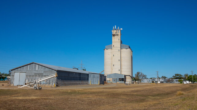 Grain Silos at Biloela, Queensland