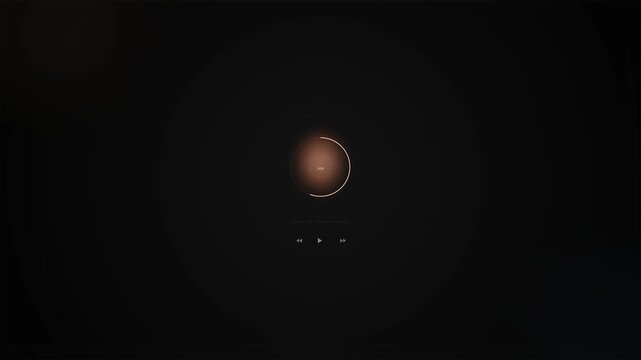 audio speaker on black