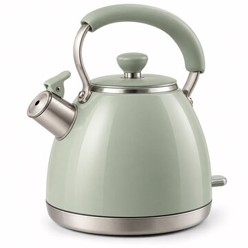 green modern electric kettle