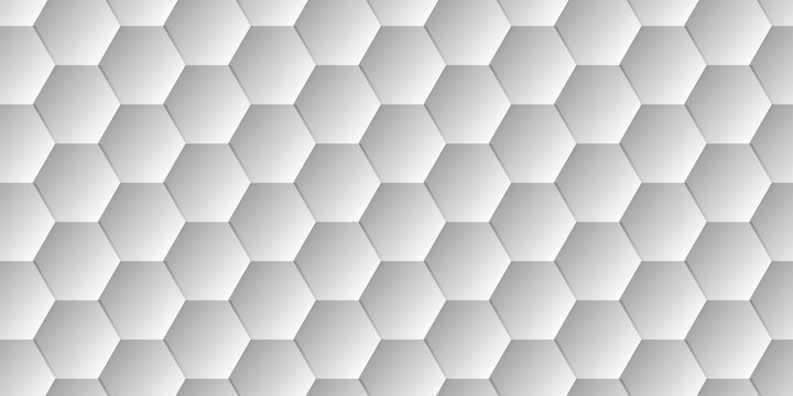 White abstract honeycomb mosaic and tile geometric hexagon geometric digital technology polygon science vintage square mosaic and web cover business texture.