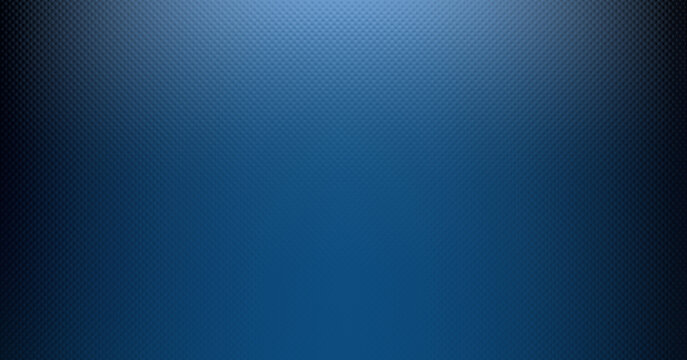 Abstract dark blue carbon fiber texture with subtle diagonal lines and soft light gradient effect