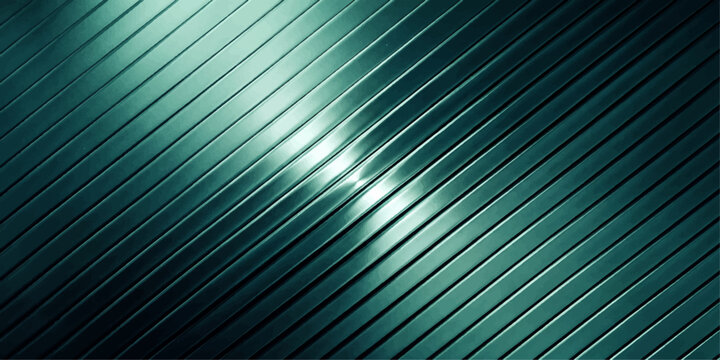 Abstract textured metallic background with parallel diagonal lines and subtle light reflections, creating a sense of depth and modernity.