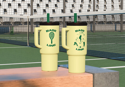 Sport Tumbler Mockup