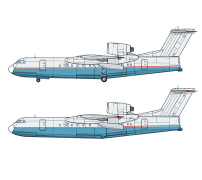 ussisches Amphibienflugzeug