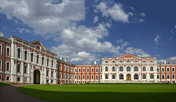 Jelgava Palace or historically Mitau Palace is the largest Baroque-style palace in the Baltic states, Latvia. It was built in the 18th century as a residence for the Dukes of Courland 