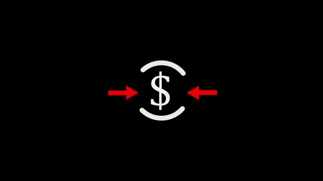  Financial Cost Reduction and Budget Saving Icon