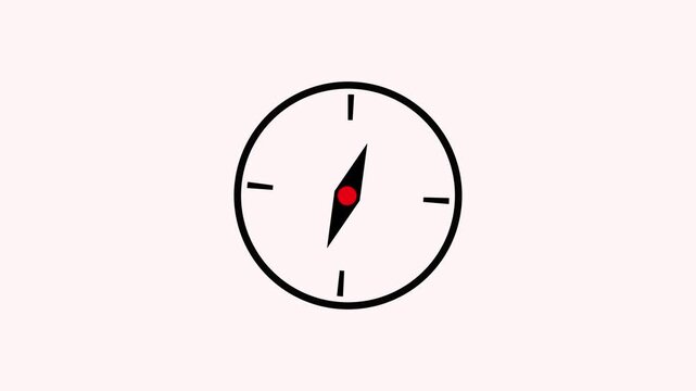 Compass Navigation and Direction Concept Icon