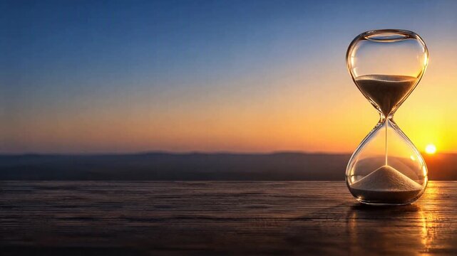 Sunset and hourglass assets