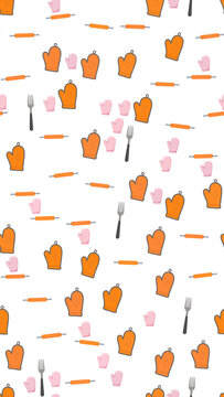 Kitchen Utensils Pattern