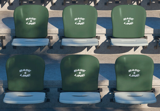 Stadium Seat Mockup
