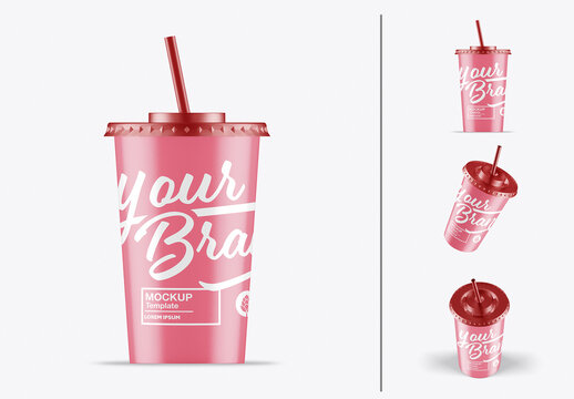 Reusable Drink Cup Mockup
